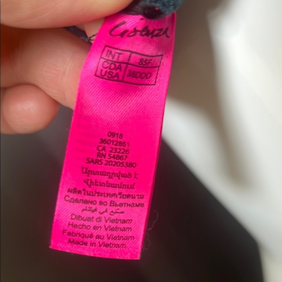 La SENZA Blue Lace Underwire Bra 38 DDD - Picture 3 of 10